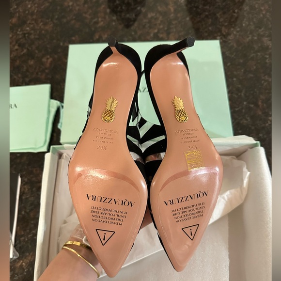 NWT Aquazzura Hot Rumor 75 Sling, Size 39.5 - Picture 13 of 16